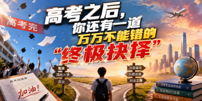 付费文章：高考之后，你还有一道万万不能错的“终极抉择”-快名资源网