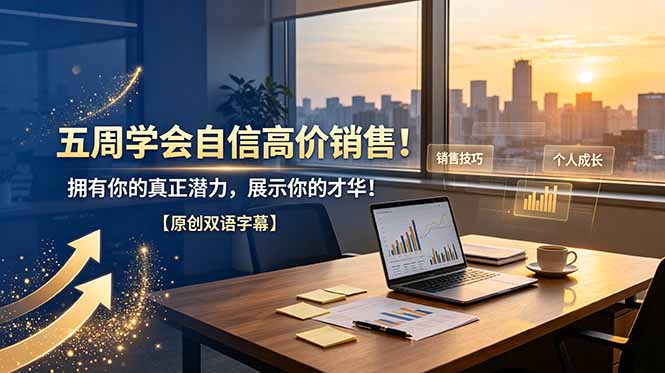 五周学会自信高价销售！拥有你的真正潜力，展示你的才华！【原创双语字幕】-青虫资源网