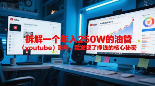 付费文章：拆解一个年入250W的油管(youtube)账号，我发现了挣钱的核心秘密-快名资源网