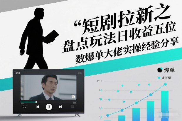 短剧拉新之盘点玩法日收益五位数爆单大佬实操经验分享-快名资源网