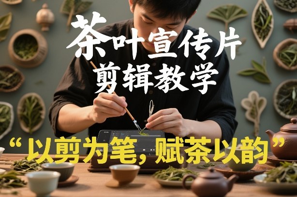 茶叶宣传片剪辑教学，以剪为笔，赋茶以韵，新手也能拍出高级感-快名资源网