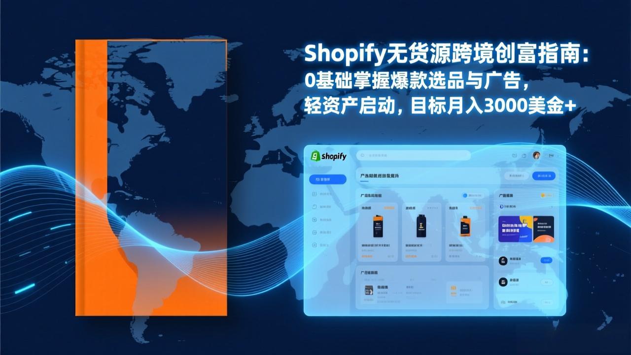 Shopify爆款打法实战：从选品到广告投放，复制爆款模型，驱动独立站月销售额破万刀-快名资源网