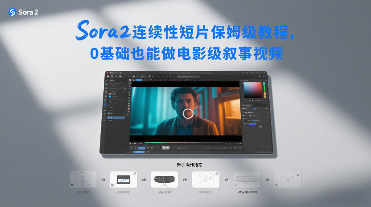 Sora2连续性短片保姆级教程，0基础也能做电影级叙事视频-快名资源网