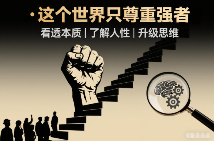 开悟1.0：这个世界只尊重强者，看透本质-了解人性-升级思维-快名资源网