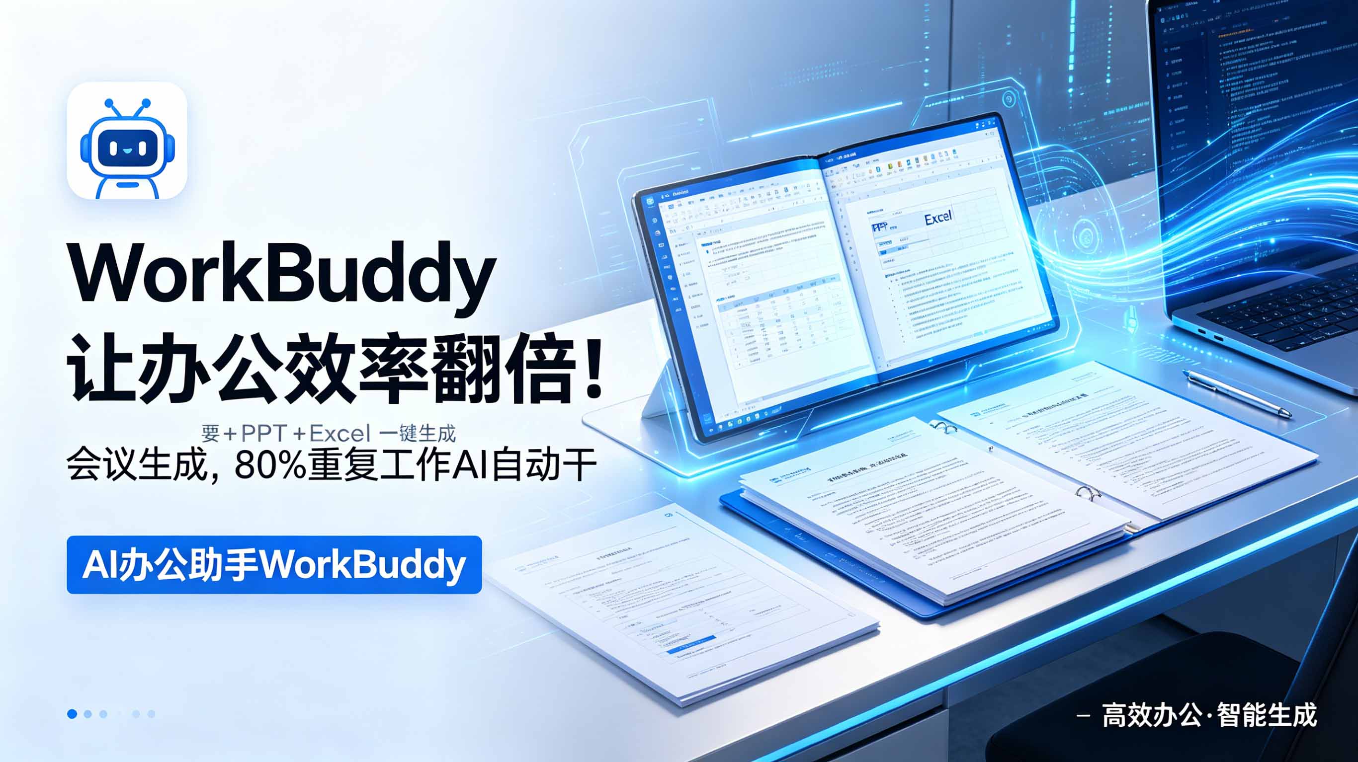 WorkBuddy让办公效率翻倍！会议纪要+PPT+Excel一键生成，80%重复工作AI自动干-快名资源网