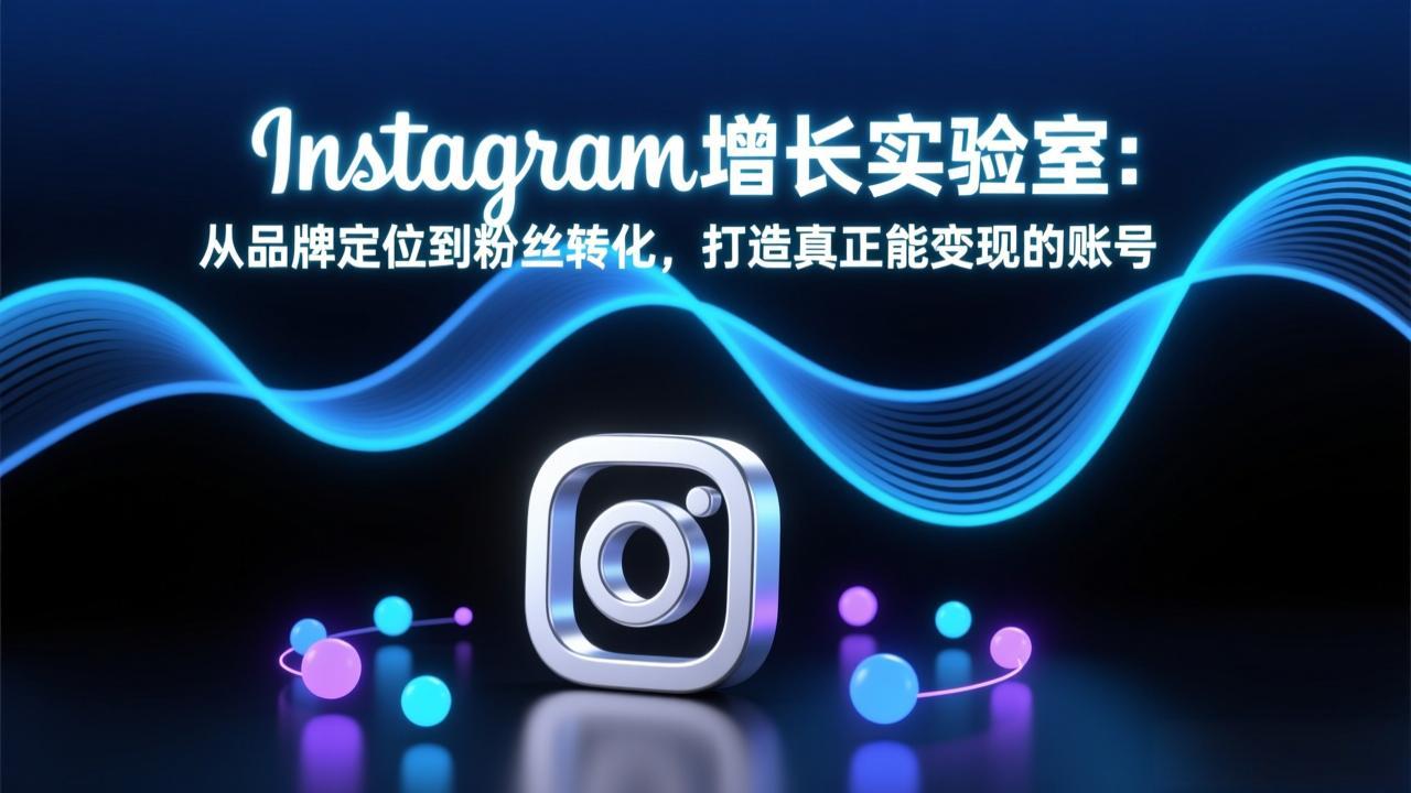 Instagram增长实验室：从品牌定位到粉丝转化，打造真正能变现的账号-快名资源网