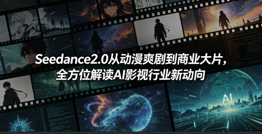 Seedance2.0从动漫爽剧到商业大片，全方位解读AI影视行业新动向-快名资源网