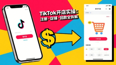 TikTok从开店到投流的进阶课，从基础实操到高阶技巧一网打尽-快名资源网