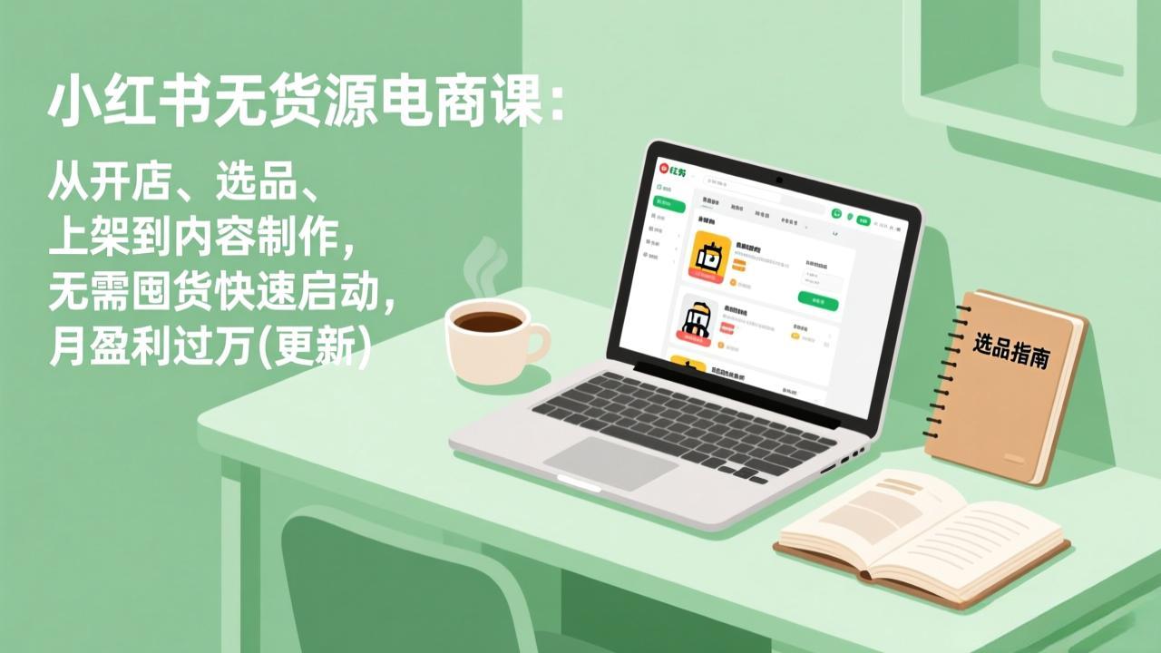 小红书无货源电商课(5月12更新-快名资源网