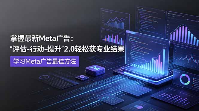 掌握最新的Meta广告，通过“评估-行动-提升”2.0版本轻松获得专业级结果。学习目前学习Meta广告的最佳方法-快名资源网