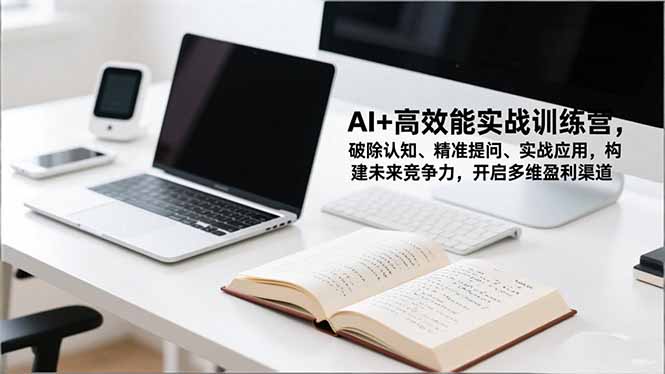 AI+高效能实战训练营，破除认知、精准提问、实战应用，构建未来竞争力，开启多维盈利渠道-快名资源网