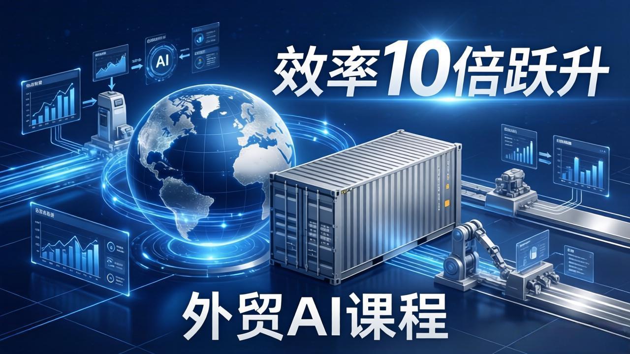 外贸人AI破局课：从零部署n8n搭建数字员工，让AI自动执行复杂工作流，效率10倍跃升-快名资源网