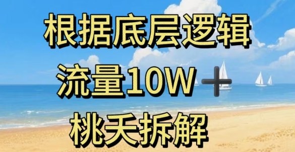 据底层逻辑，流量10W+，以安全知识科普为例-快名资源网