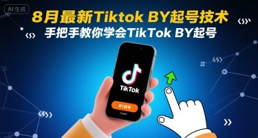 8月最新Tiktok搬运起号技术，手把手教你学会TikTok搬运起号-快名资源网