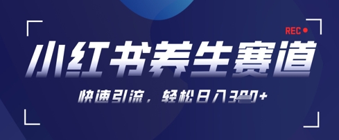 AI+可画生成小红书养生作品，新手暴力起号，矩阵操作，轻松日入3张+-快名资源网