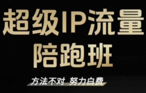 阿昱老师·超级IP流量陪跑班-快名资源网