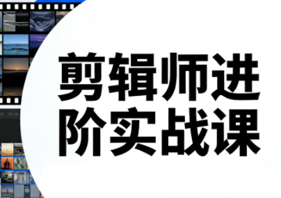 剪辑师进阶实战课(更新23年-25年)-快名资源网