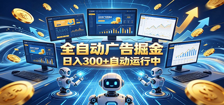 自动广告G机，日入300+，正规平台，广告浏览获益，时间自由，适合各类人群日常增收-快名资源网