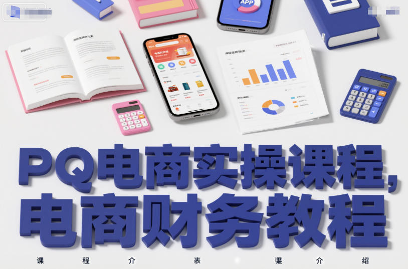 PQ电商实操课程，电商财务教程-快名资源网