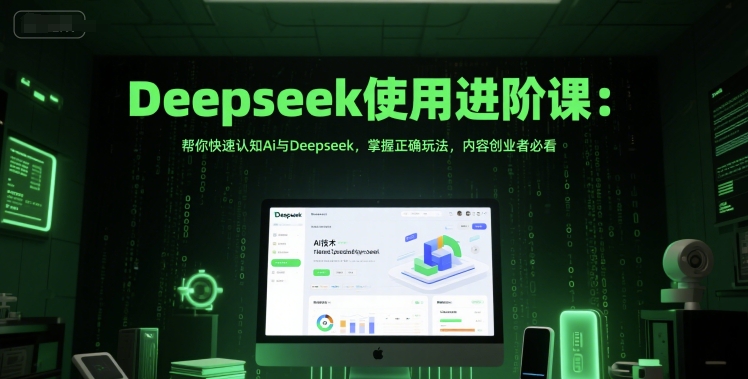 Deepseek使用进阶课：帮你快速认知Ai与Deepseek，掌握正确玩法，内容创业者必看-快名资源网
