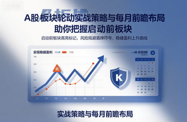 A股板块轮动实战策略与每月前瞻布局，助你把握启动前板块，规避风险，实现稳健盈利-快名资源网