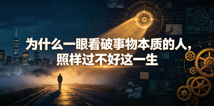 付费文章：为什么一眼看破事物本质的人，照样过不好这一生-青虫资源网
