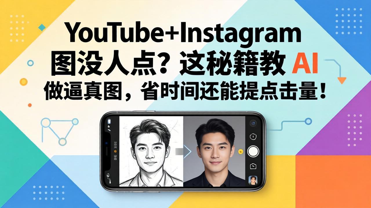 YouTube+Instagram图没人点？这秘籍教 AI 做逼真图，省时间还能提点击量-快名资源网