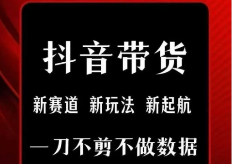 抖音短视频一刀不剪带货，不剪辑，不直播，每天发个视频，等着出单获取带货佣金-快名资源网
