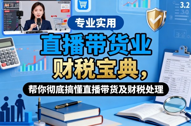直播带货业财税宝典，帮你彻底搞懂直播带货及财税处理-快名资源网