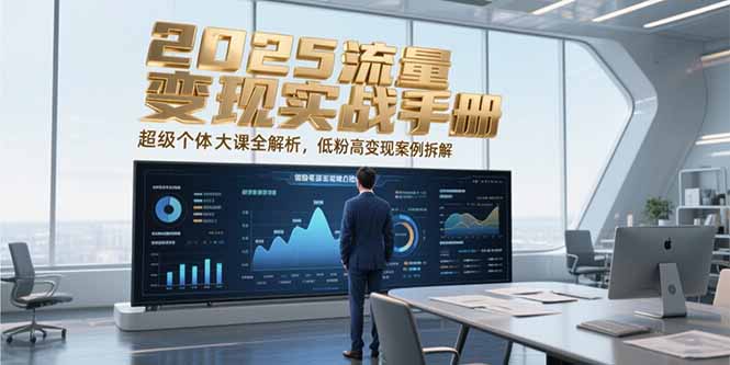 2025流量变现实战手册，超级个体大课全解析，低粉高变现案例拆解-快名资源网