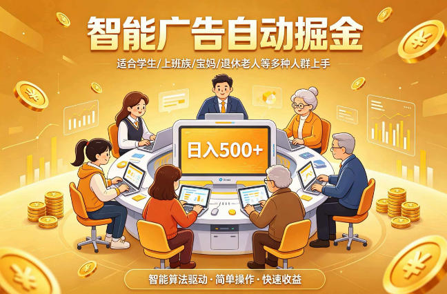 2026年最好做的项目：自动掘金项目，小白轻易上手，单日轻松收入500+【揭秘】-青虫资源网