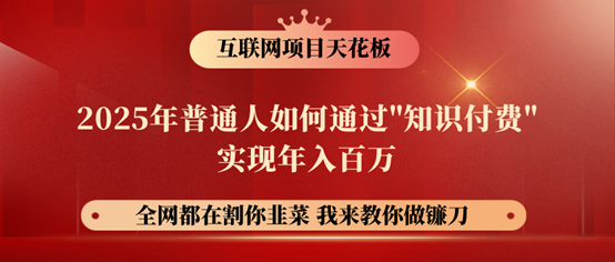 镰刀训练营超级IP合伙人，25年普通人如何通过“知识付费”年入百万！-快名资源网