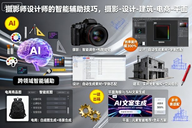 摄影师设计师的智能辅助技巧，摄影-设计-建筑-电商-平面-快名资源网