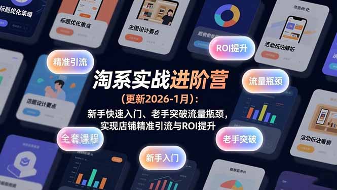 淘系实战进阶营(更新2026-1月-快名资源网