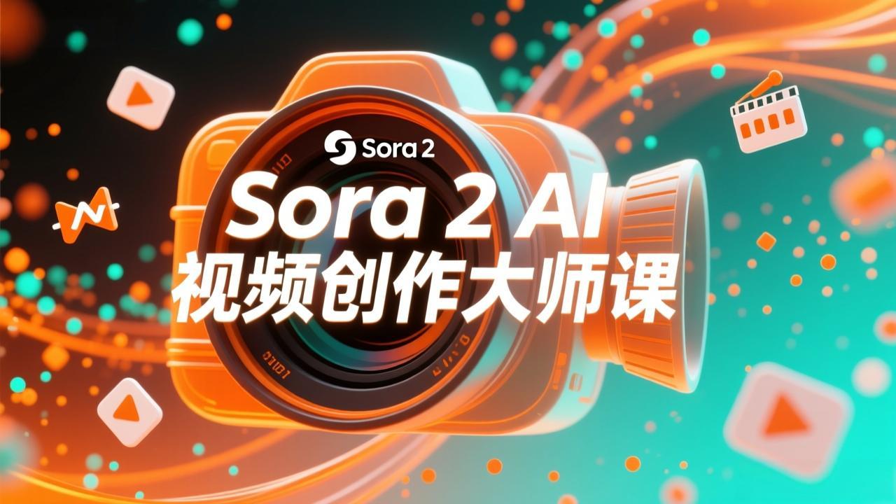 如何利用Sora 2创建流行AI人工智能视频大师班教程：掌握创作全流程，产出百万播放内容-快名资源网