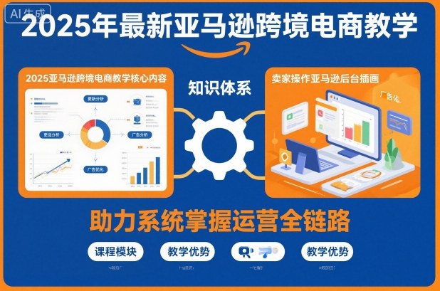 2025年最新亚马逊跨境电商教学，助力卖家系统掌握亚马逊运营全链路知识-快名资源网
