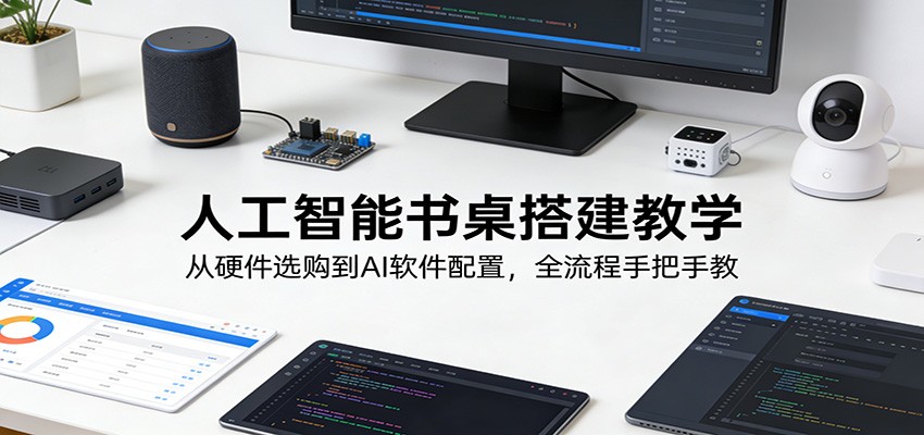 人工智能书桌搭建教学：从硬件选购到AI软件配置，全流程手把手教-快名资源网