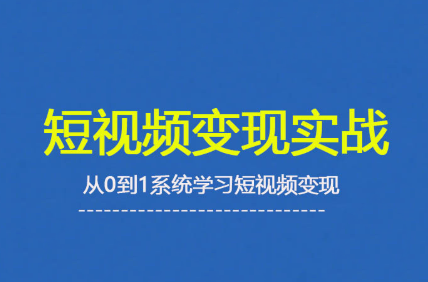 杨磊老师·2025短视频变现实战课-快名资源网