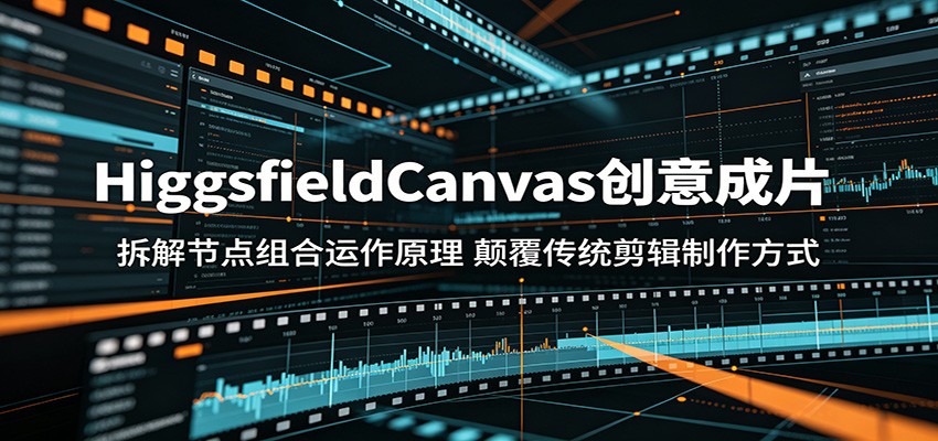 HiggsfieldCanvas创意成片：拆解节点组合运作原理，颠覆传统剪辑制作方式-快名资源网