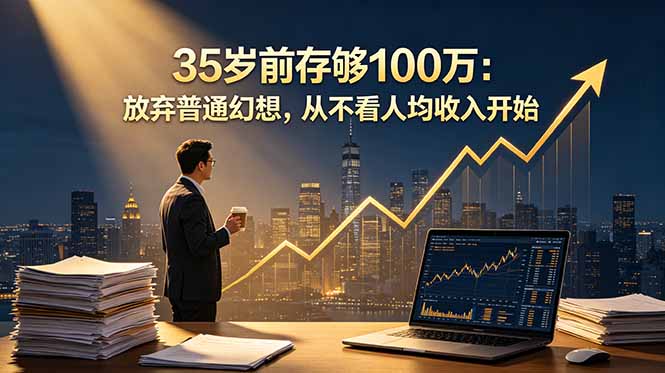 35岁前存够100万：放弃普通幻想，从不看人均收入开始-快名资源网