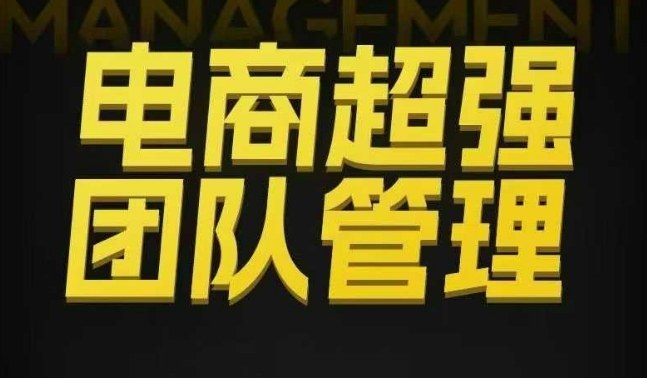 电商超强团队管理，组织绩效，到用人执行，分权合伙-快名资源网