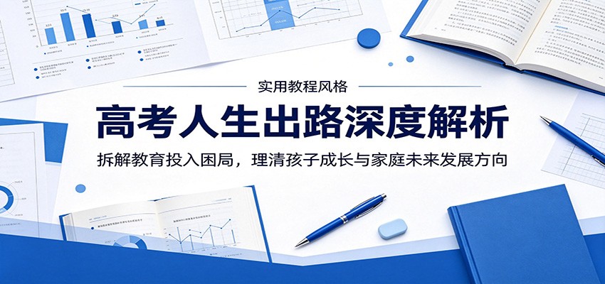 高考人生出路深度解析：拆解教育投入困局，理清孩子成长与家庭未来发展方向-快名资源网