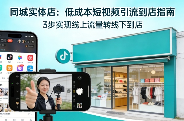同城实体店，如何低成本把客户从短视频带到线下门店-快名资源网