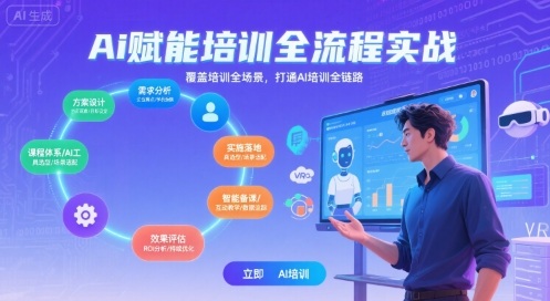 AI赋能培训全流程实站，覆盖培训全场景，打通 Al培训全链路-快名资源网