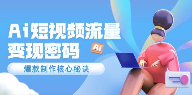 Ai短视频流量密码，爆款制作核心秘诀，120万案例深度解析-快名资源网