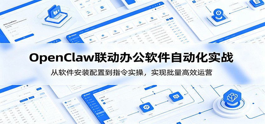 OpenClaw自动化实操课：从软件安装配置到指令实操，实现批量高效运营-快名资源网