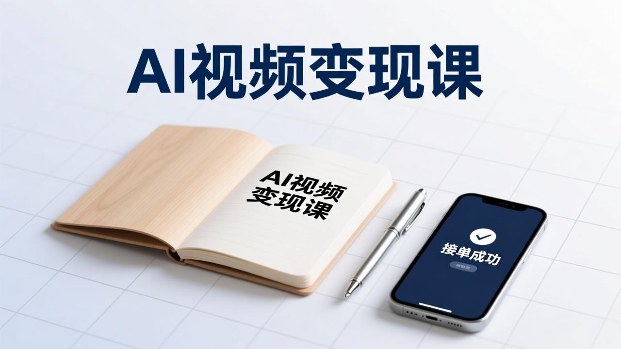AI视频变现课，学完即可创作短片、接商单，实现副业增收，单项目报价可达千元-快名资源网