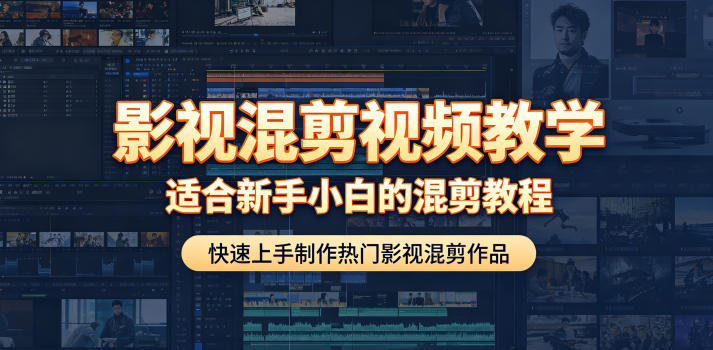 影视混剪视频教学，适合新手小白的混剪教程，快速上手制作热门影视混剪作品-快名资源网