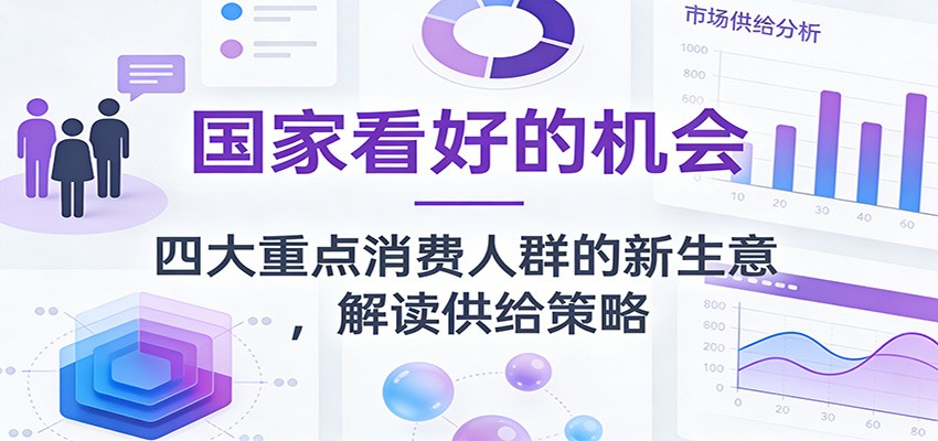 公众号付费文章：国家看好的机会，四大重点消费人群的新生意，解读供给策略-快名资源网