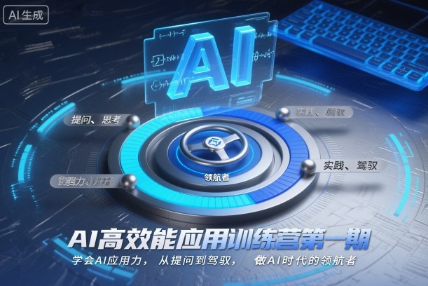 AI高效能应用训练营第一期，学会AI应用力，从提问到驾驭，做AI时代的领航者-快名资源网